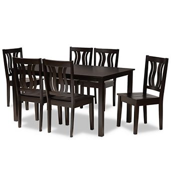 Baxton Studio Zamira Dining 7 pc Set