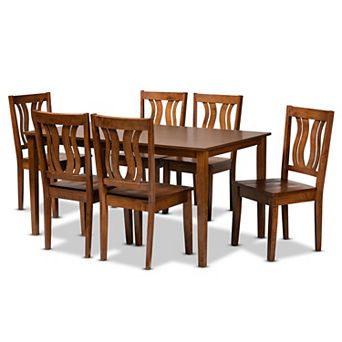 Baxton Studio Zamira Dining 7 pc Set