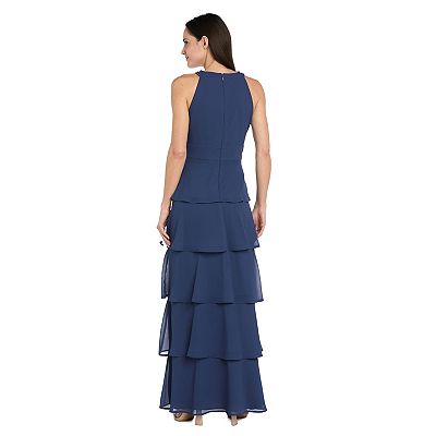dress 3/4 sleeve knee length Gray Elegant Knee Length 3/4 sleeves 2 Pieces satin lace Evening Party –  Siaoryne