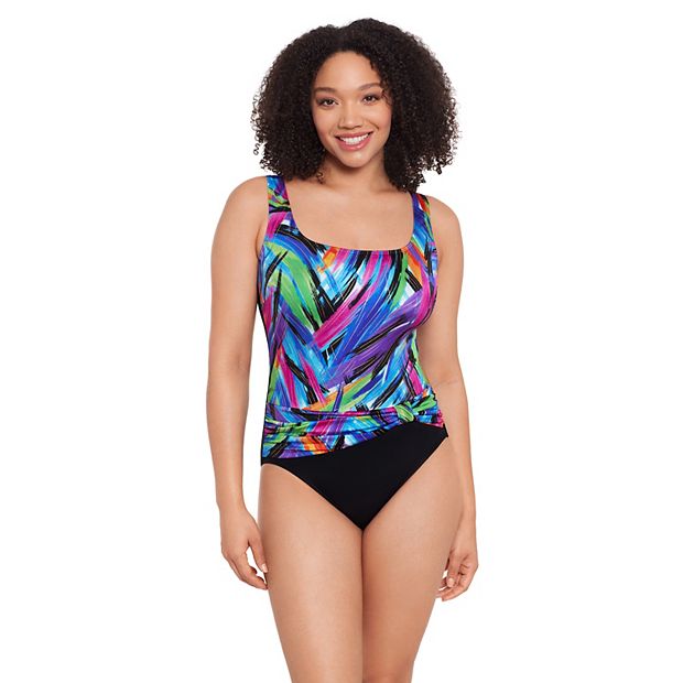 Kohl's plus size women's on sale swimwear