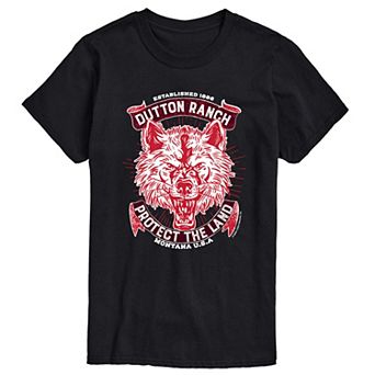 Big & Tall Yellowstone Wolf Protect Tee