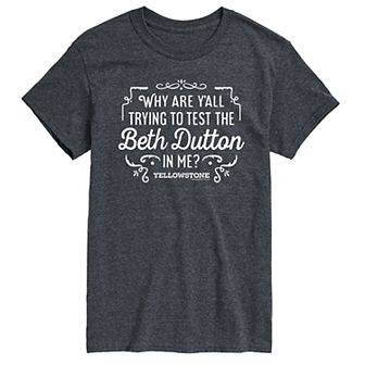 Big & Tall Yellowstone Test The Beth Tee