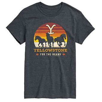 Big & Tall Yellowstone Wild Horses Tee