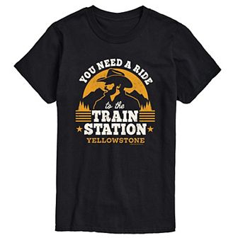 Big & Tall Yellowstone Need A Ride Tee