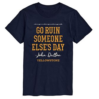 Big & Tall Yellowstone Go Ruin Tee
