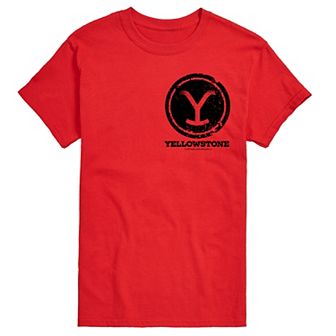 Big & Tall Yellowstone Y Brand Stamp Tee