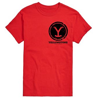 Big & Tall Yellowstone Y Brand Stamp Tee