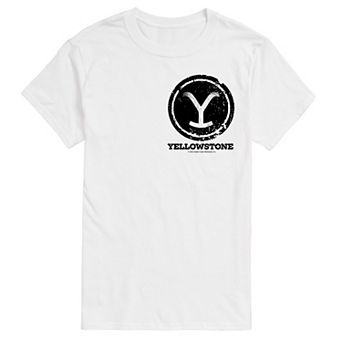 Big & Tall Yellowstone Y Brand Stamp Tee