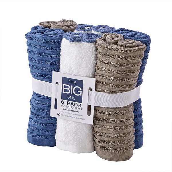 The Big One® 6-pack Washcloth Set