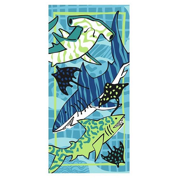 The Big One Kids™ Sharks Beach Towel