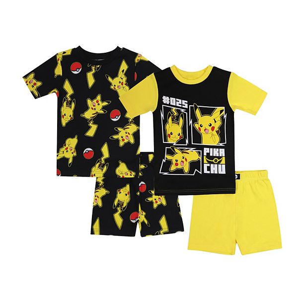 Boys 6 12 Pokemon Tops Bottoms Pajama Set