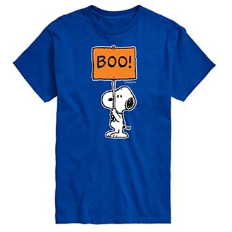 Big & Tall Peanuts Snoopy Boo Sign Tee