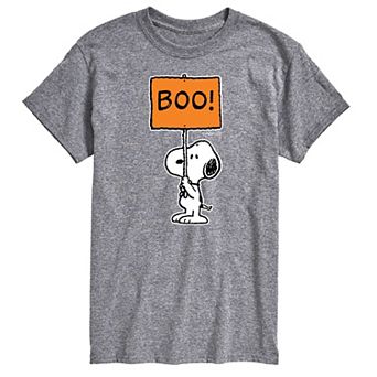 Big & Tall Peanuts Snoopy Boo Sign Tee