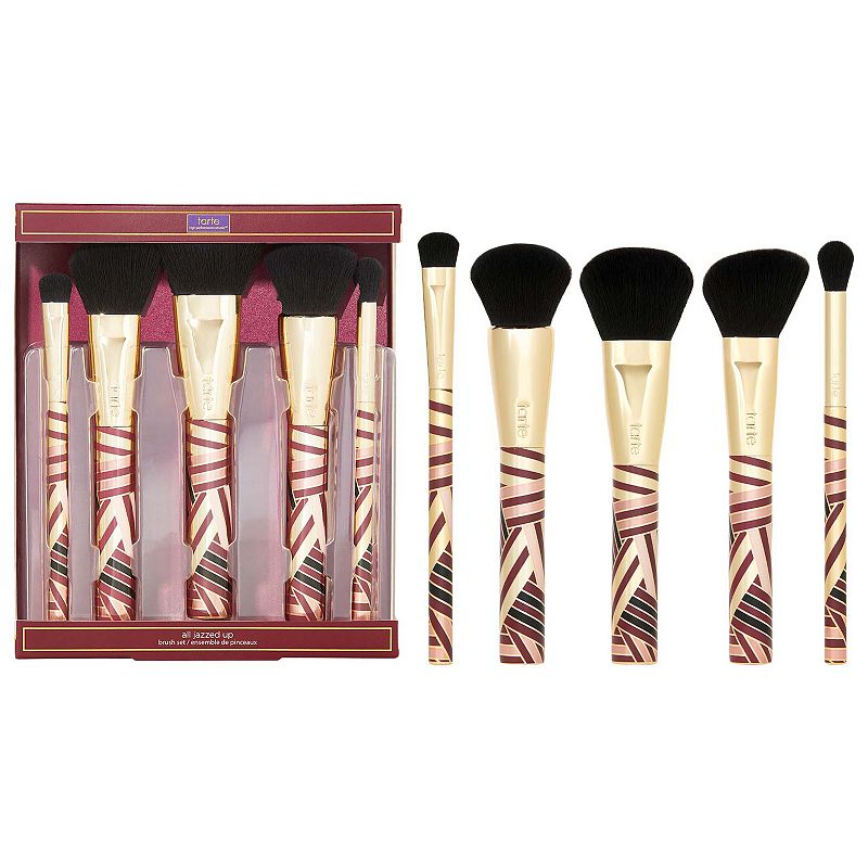 All Jazzed Up Face and Eye Brush Set, Multicolor
