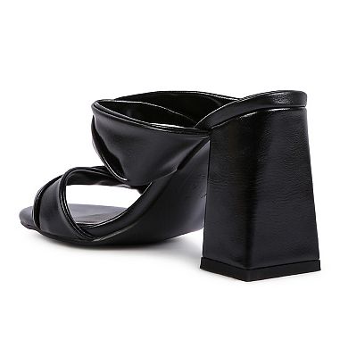 London Rag Hot Mess Women's Block Heel Sandals