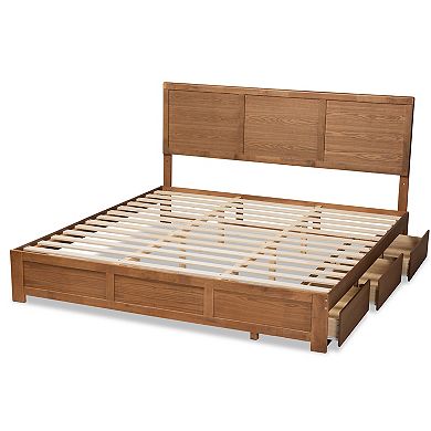 Baxton Studio Aras Storage Bed