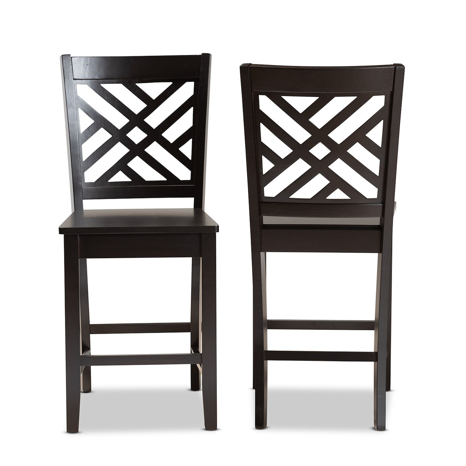 Baxton Studio Caron Counter Stool 2 Piece Set   5883410 ALT2