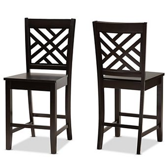 Baxton Studio Caron Counter Stool 2 pc Set
