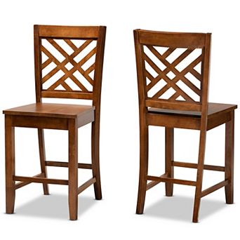 Baxton Studio Caron Counter Stool 2 pc Set