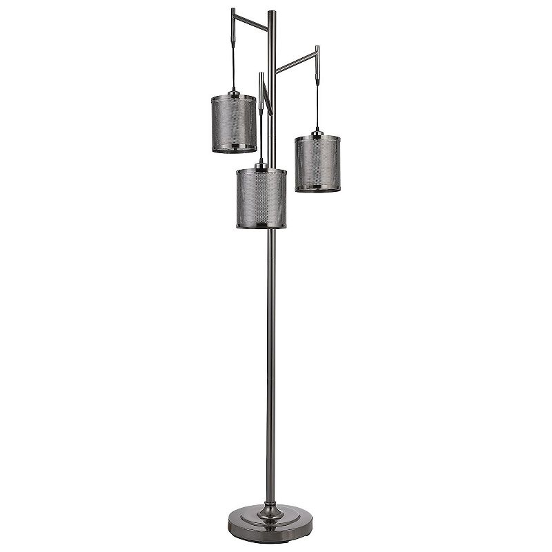 UPC 792977000014 product image for Three Hanging Shades Floor Lamp, Grey | upcitemdb.com