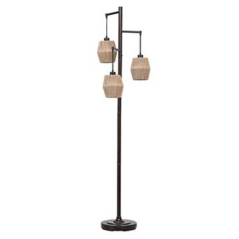 Three Hanging Shades Floor Lamp