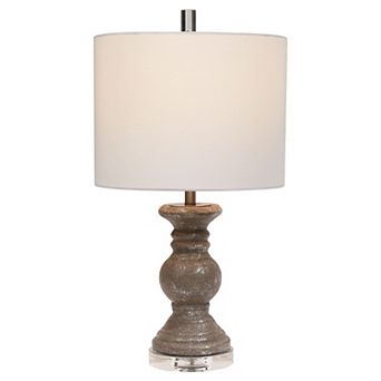 Textured Metallic Ceramic Table Lamp