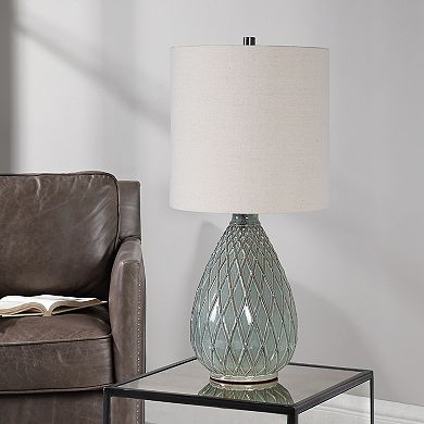 Textured Ceramic Table Lamp