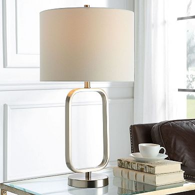 Rectangular Metal Table Lamp