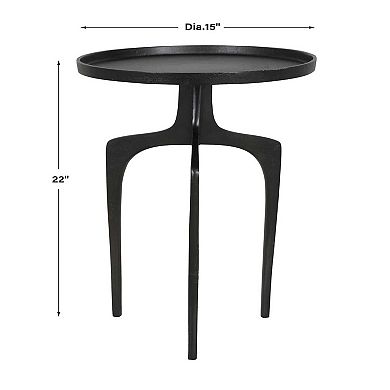 Round-Top Cast Accent Table
