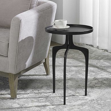 Round-Top Cast Accent Table