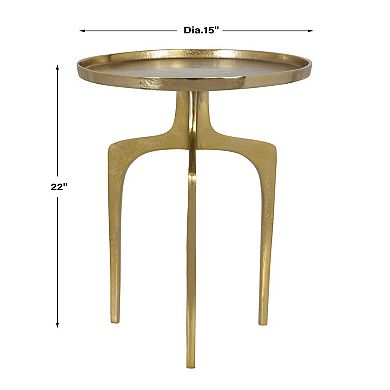 Round-Top Cast Accent Table