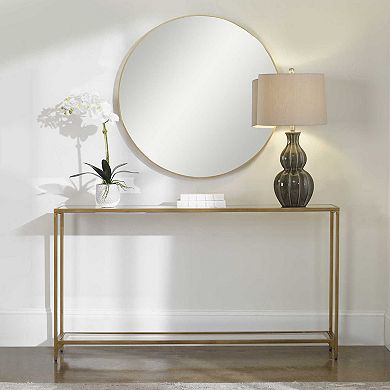 Narrow Iron Console Table