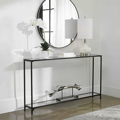 Narrow Iron Console Table