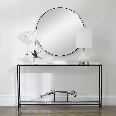 Narrow Iron Console Table