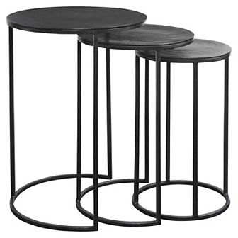 Iron Nesting Table 3 pc Set
