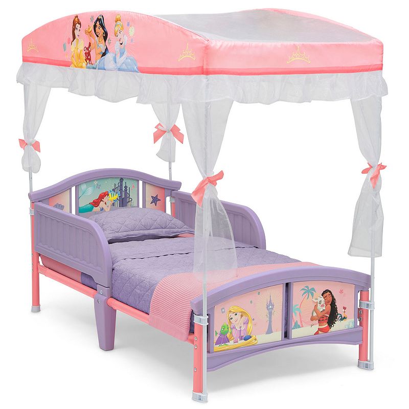 83455728 Disney Princess Canopy Toddler Bed by Delta Childr sku 83455728