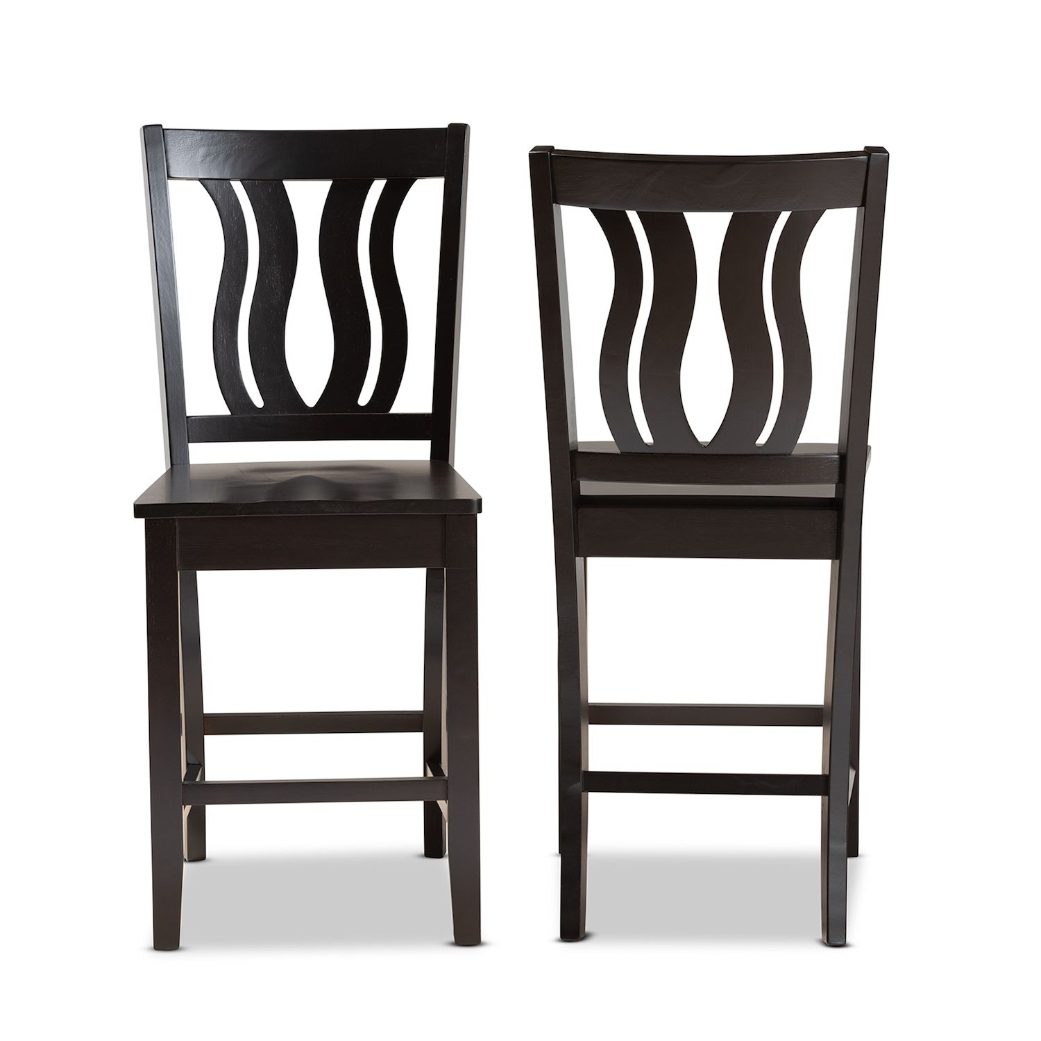 Baxton Studio Fenton Counter Stool 2 Piece Set   5883715 ALT2