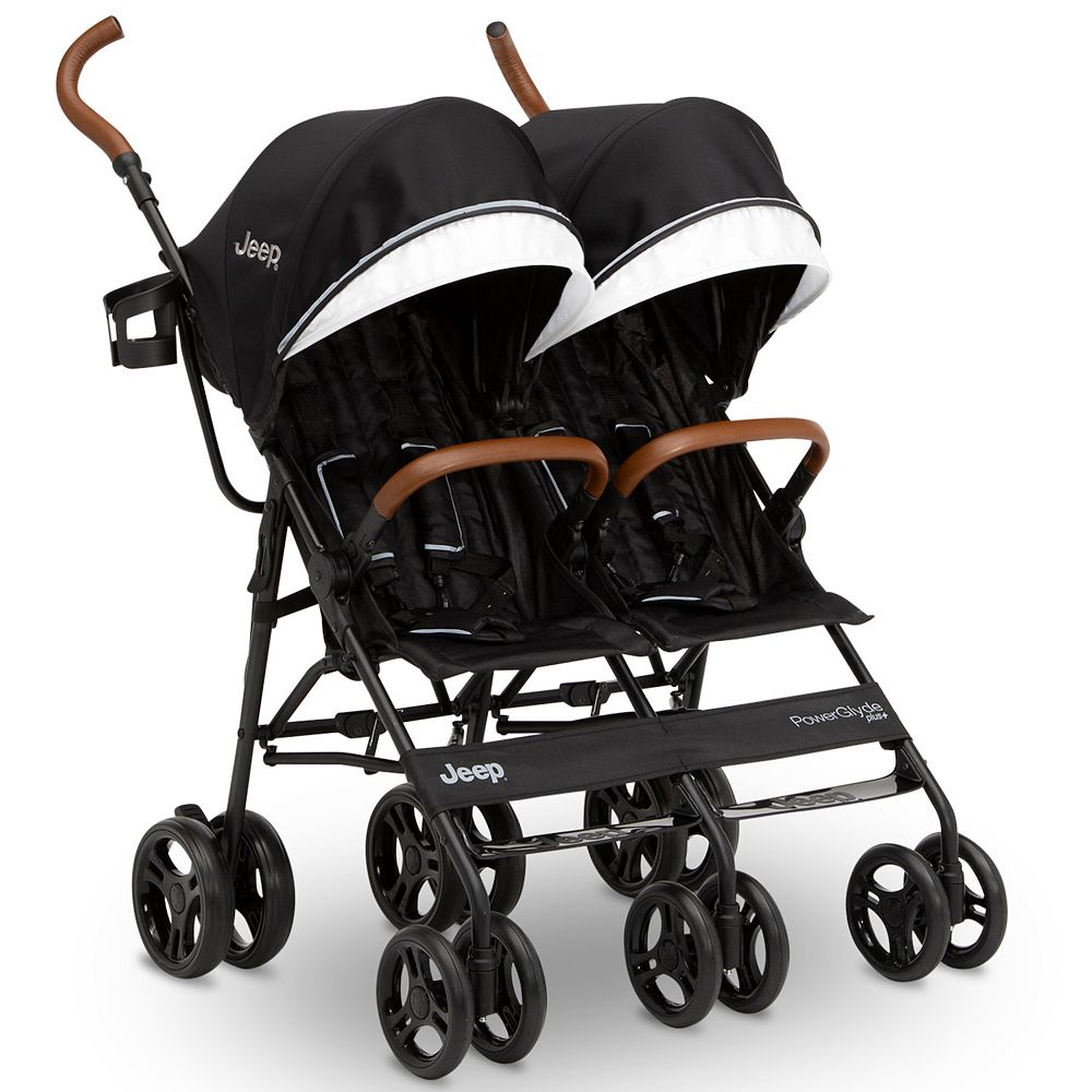 Jeep PowerGlyde Plus Side x Side Double Stroller by Delta Children, image size:1000x1000