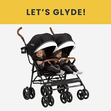 Jeep PowerGlyde Plus Side x Side Double Stroller by Delta Children