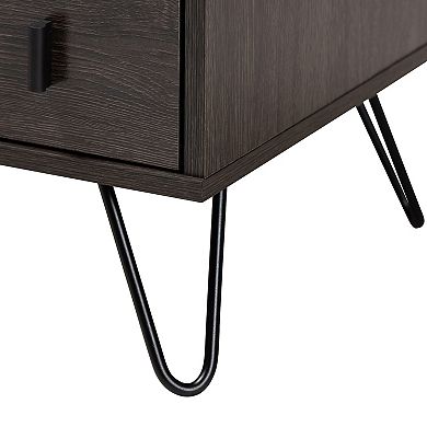 Baxton Studio Glover Nightstand