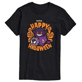 Big & Tall Pokemon Happy Halloween Tee