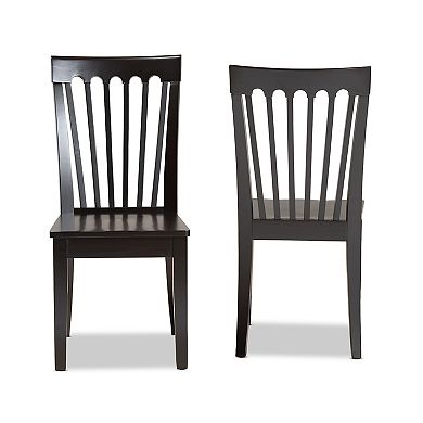 Baxton Studio Minette Dining Chair 2-piece Set