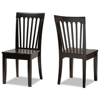 Baxton Studio Minette Dining Chair 2 pc Set