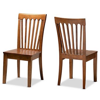 Baxton Studio Minette Dining Chair 2 pc Set