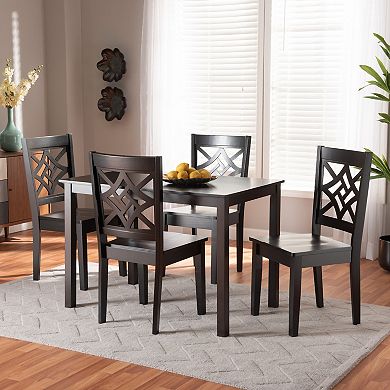 Baxton Studio Nicolette Dining 5-piece Set