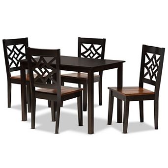 Baxton Studio Nicolette Dining 5 pc Set