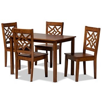 Baxton Studio Nicolette Dining 5 pc Set