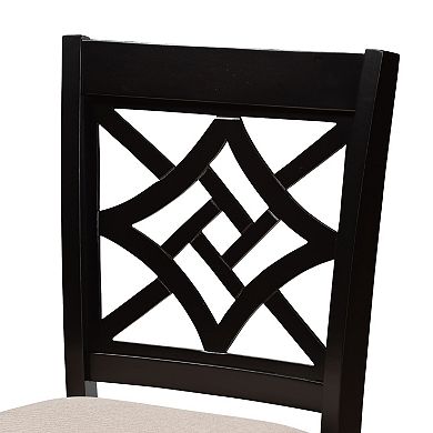 Baxton Studio Nicolette Counter Stool 2-piece Set