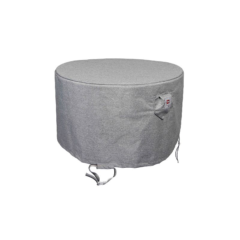 Astella Platinum Shield Round Fire Table Cover, Grey