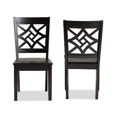 Baxton Studio Nicolette Dining Chair 2-piece Set